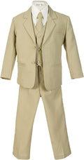 Avery Hill Boys Formal 5 Piece Suit with Shirt and Vest - Classic Set
