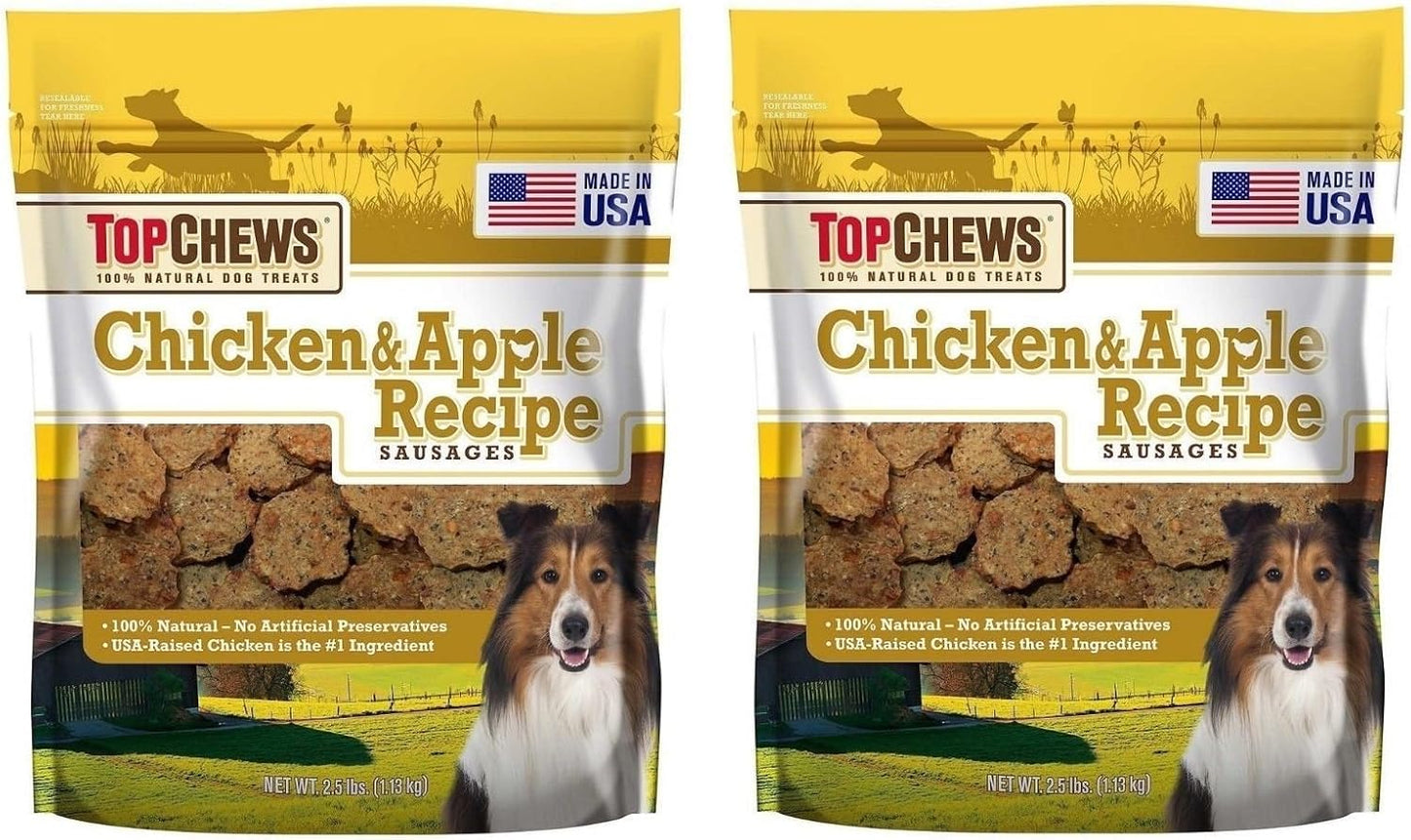 Chicken & Apple Sausages 2Pack - 100% Natural and Delicious