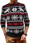 RQP Men's Ugly Christmas Sweater Crewneck Pullover - Cozy