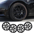 Mayde 18-In Hub Caps for 2017-2022 Tesla Model 3 - Gloss Black