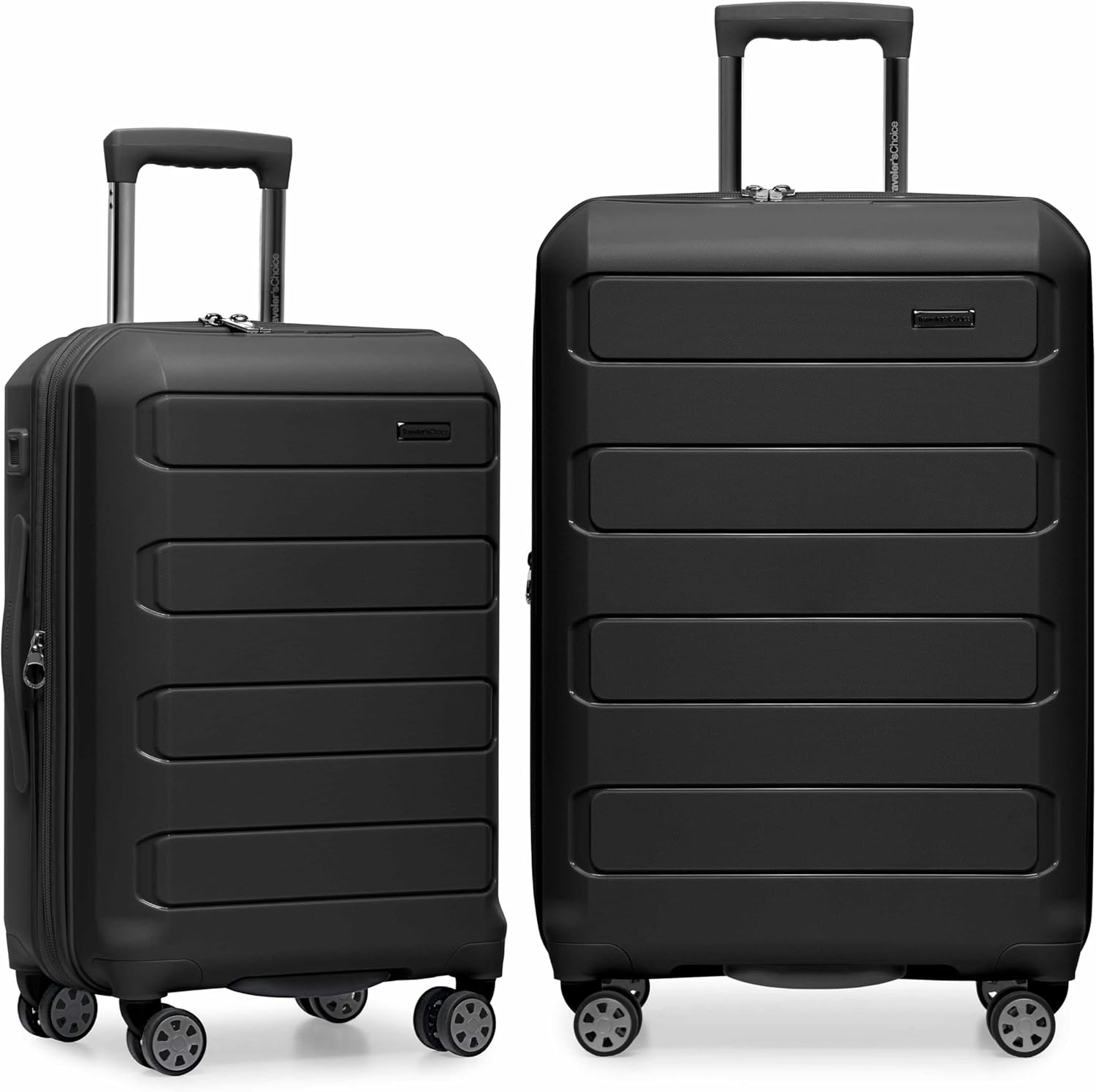 Traveler's Choice Pagosa Indestructible Hardshell Luggage Set