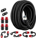 8AN PTFE Fuel Line Kit 20ft - High Temp E85 Ready Fuel Hose