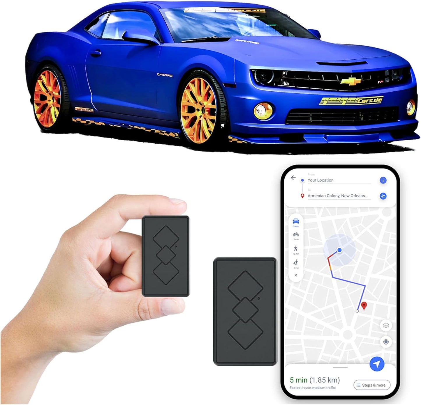 Mini GPS Tracker for Vehicles, Pets, and Family Safety Device