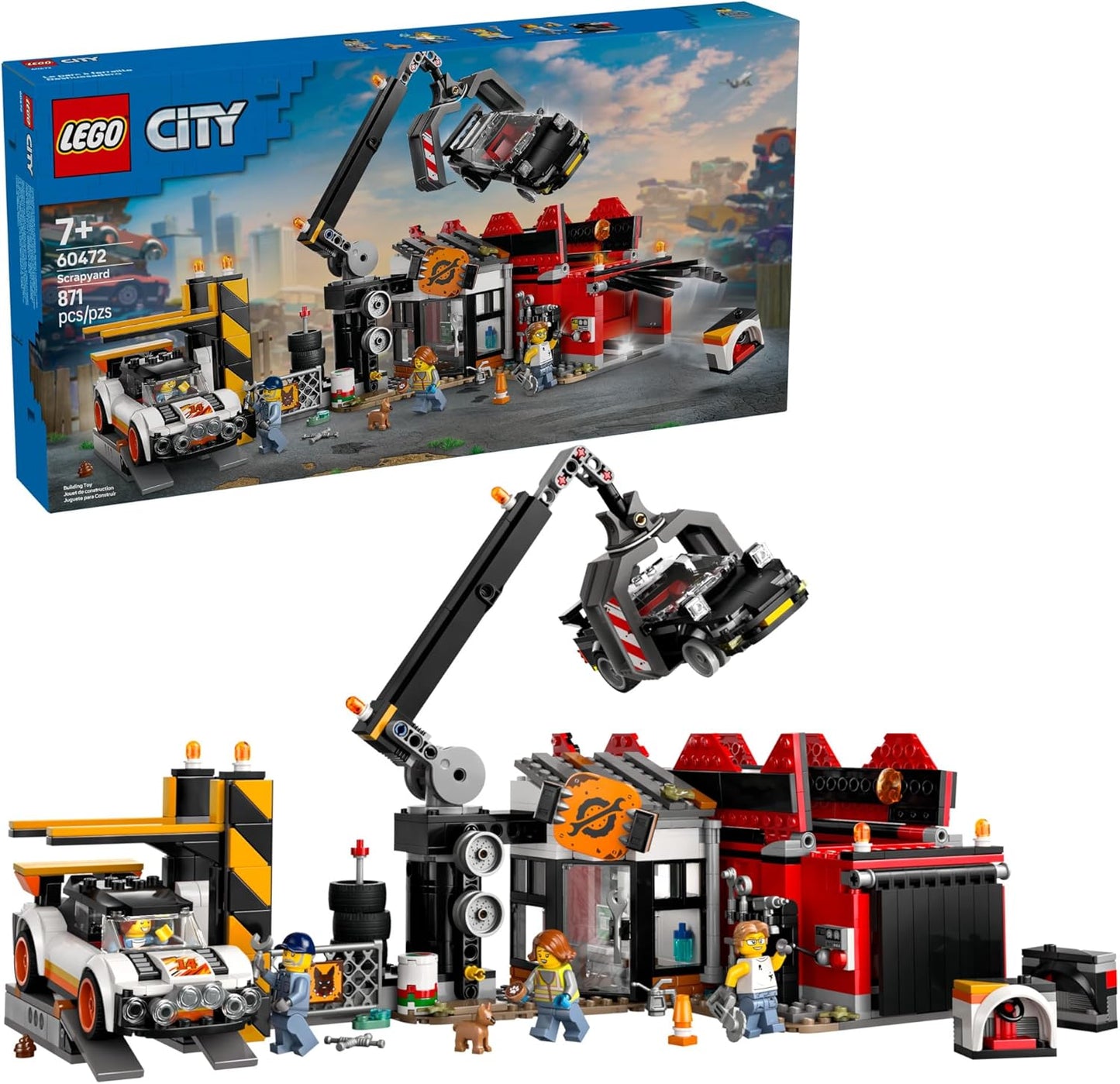 LEGO City Scrapyard with Cars - Fun Educational Building Toy