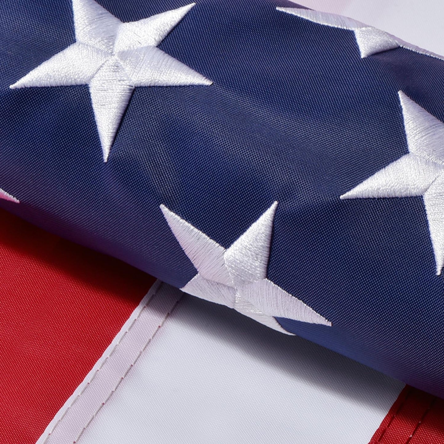 Heavy Duty 5x8 FT American Flag with Embroidered Stars & Stripes