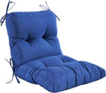 Outdoor Indoor Seat/Back Chair Tufted Cushion for Patio Furniture