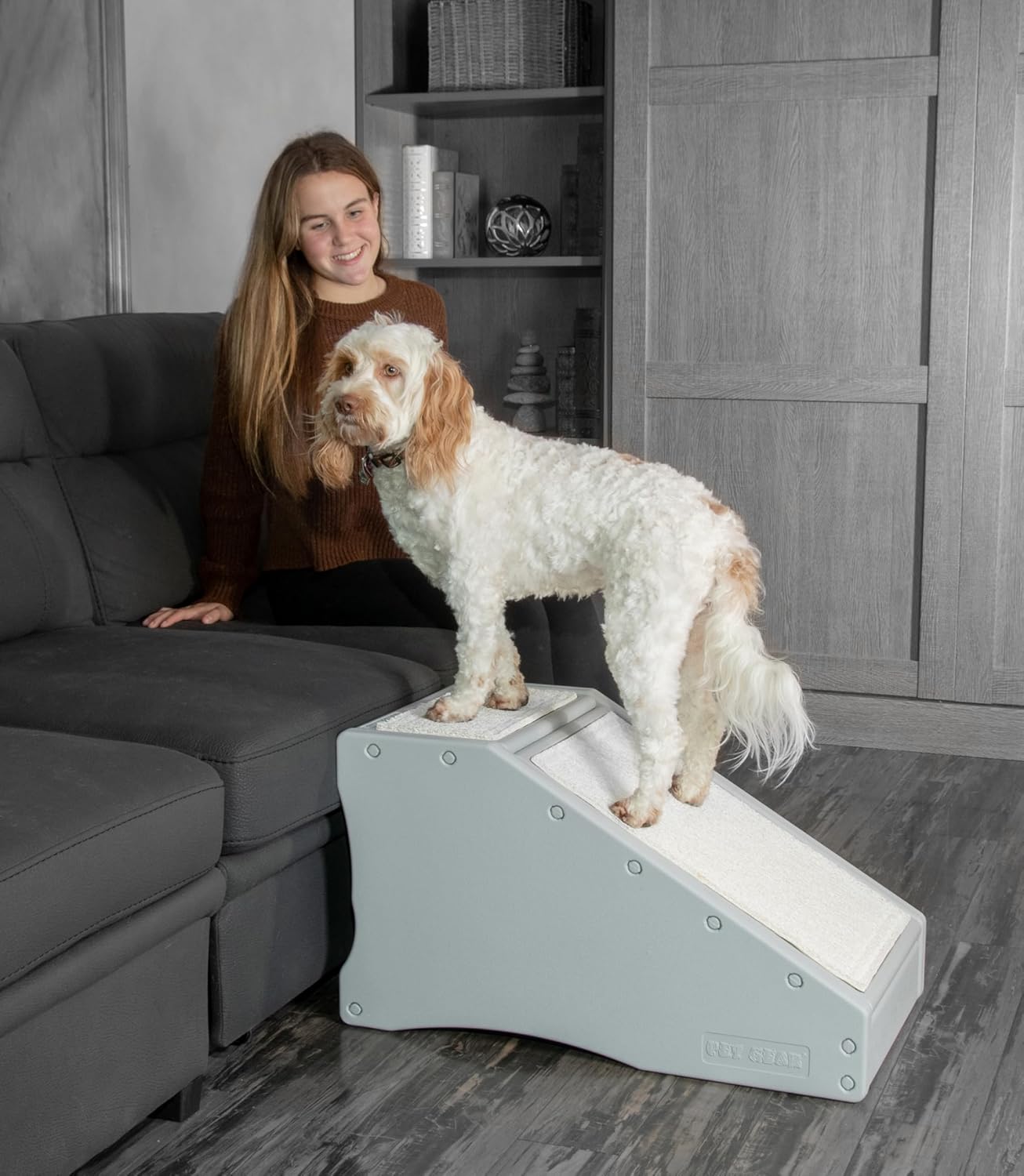 Pet Gear Stramp Stair and Ramp Combination for Easy Pet Access