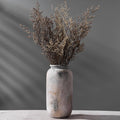 Ceramic Farmhouse Vase 11.5 in Terracotta - Rustic Centerpiece