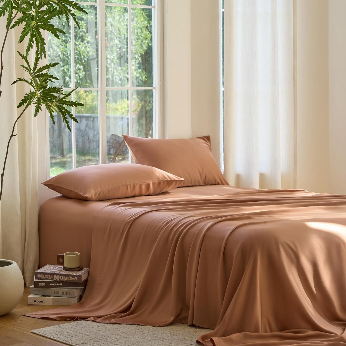DOZ Bamboo Viscose Sheet Set - Buttery Soft Cooling Sheets