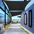 Custom Size 11ft x 17ft Black Rectangle Sun Shade Sail Canopy