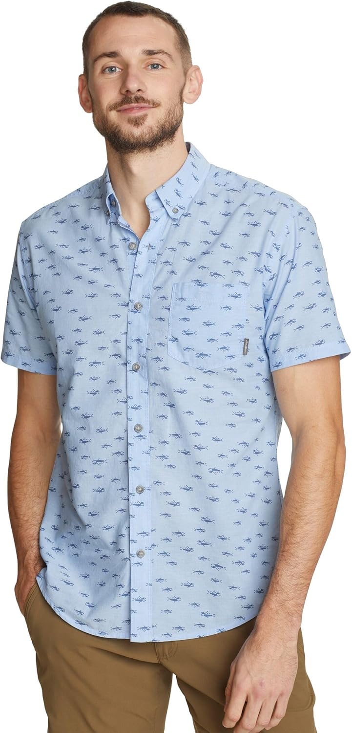 Eddie Bauer Printed Baja Shirt: Classic Comfort for Every Occasion