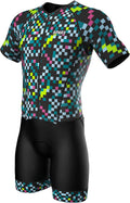 Mens Elite Aerosuit Triathlon Skinsuit - Short Sleeve Race Fit