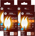 GE Relax LED Light Bulbs 40W Replacement - Warm Soft White (8 Pack)
