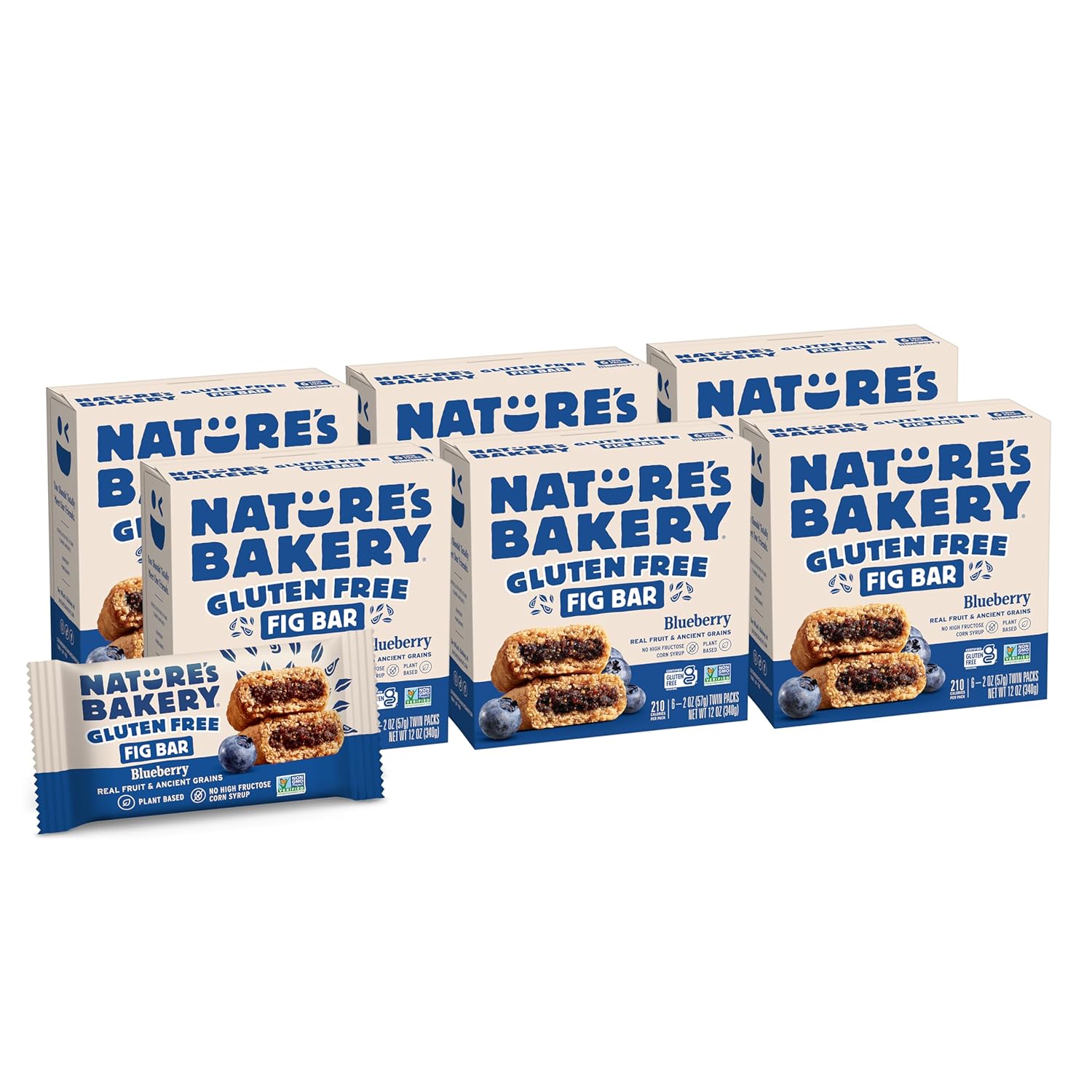 Nature's Bakery Gluten Free Fig Bars with Real Blueberries