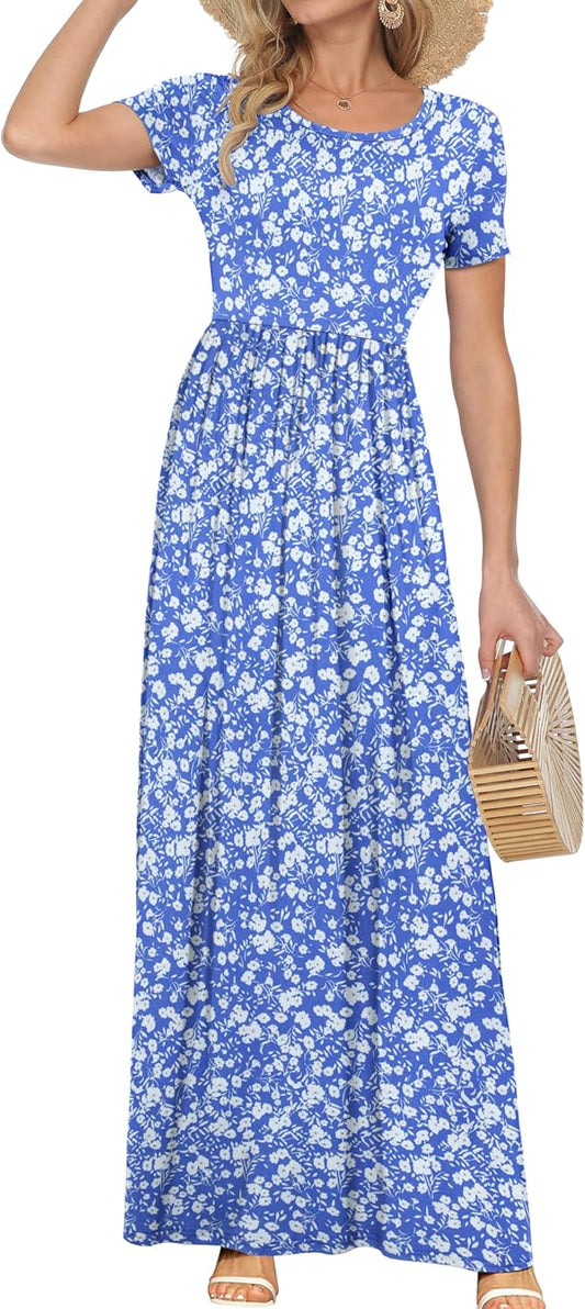 AUSELILY Women's Casual Maxi Dresses for Summer Fun and Style