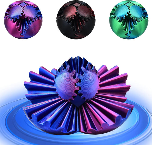 MEIEST Mini 3D Gear Ball Set - Fun Fidget Toy!