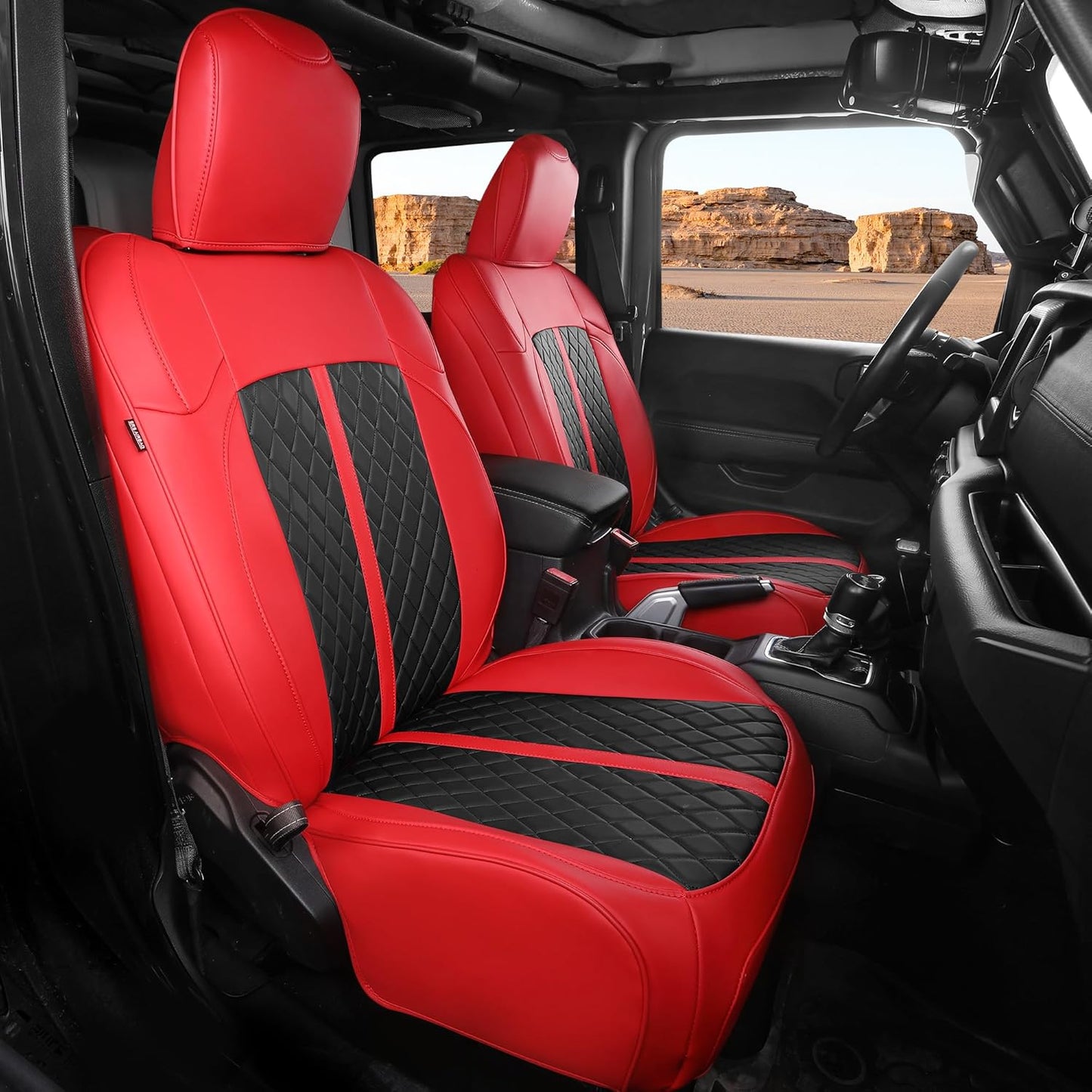 Custom Fit Jeep Wrangler Seat Covers for 4Door JL 2018-2025
