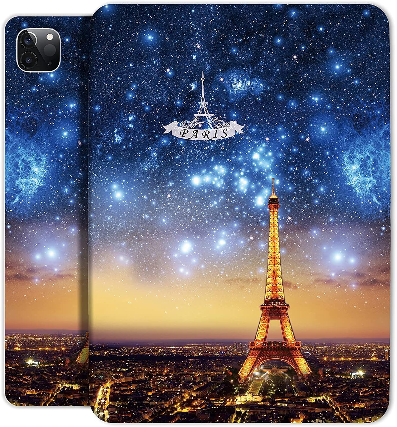 DuraSafe iPad Pro 11 2nd Gen Folio Case - Paris Night Design