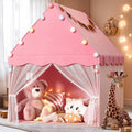 Kids Play Tent with Star Light and Padded Mat - Cozy Indoor Playhouse