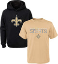 NFL Youth 8-20 Polyester Performance Hoodie & Tee 2-Pack - Team Logo
