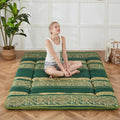 Japanese Floor Mattress Futon - Roll Up Thick Tatami Mat (Twin)