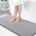 OLANLY Memory Foam Bath Mat 47x24 - Extra Soft Quick Dry Rug
