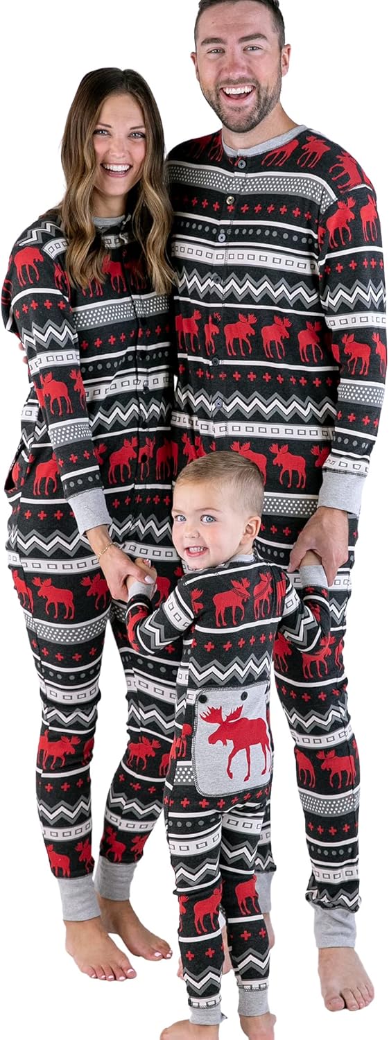 Lazy One Flapjacks Matching Christmas Pajamas for Family Fun