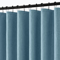 Extra Long Linen Shower Curtain 72 x 108 in - Heavy Duty Waterproof