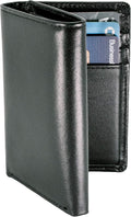 Top Grain Leather Trifold Wallet for Men - RFID Blocking, Slim