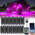 12Pods Full Angle RGB LED Rock Lights Kit - 360 Bright Underglow