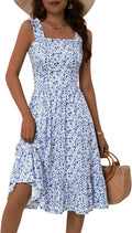 ZABERRY Womens Summer Midi Dress 2025 - Flowy Floral A-line Midi