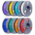 250g PLA Filament Bundle for 3D Printing - 8 Vibrant Colors