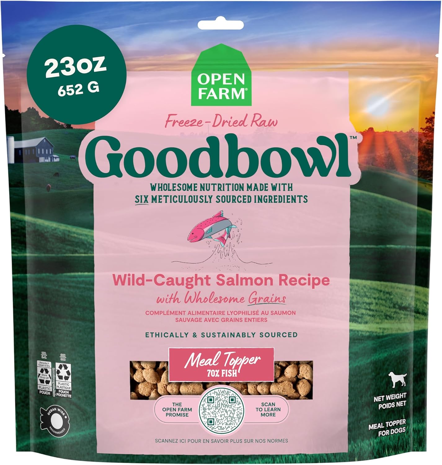 Open Farm Goodbowl Dog Food Topper with Wild Caught Salmon