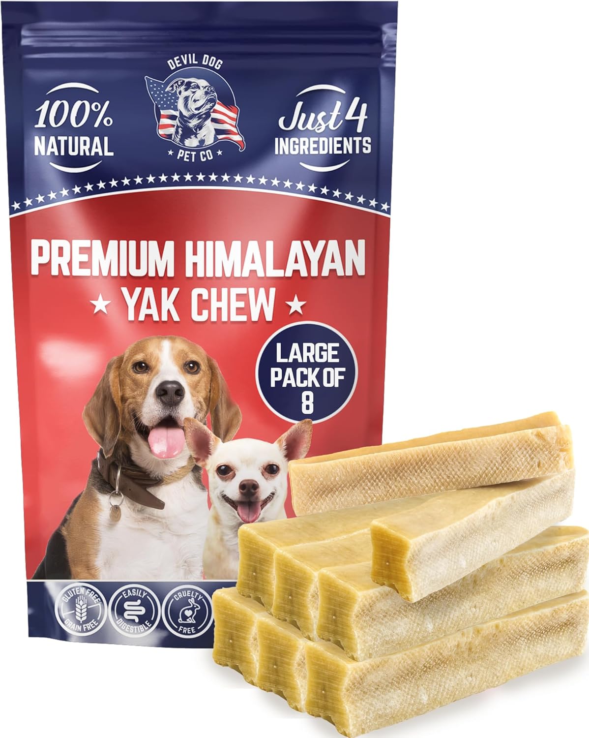 Himalayan Yak Cheese Dog Chews for Healthy Chewing Fun