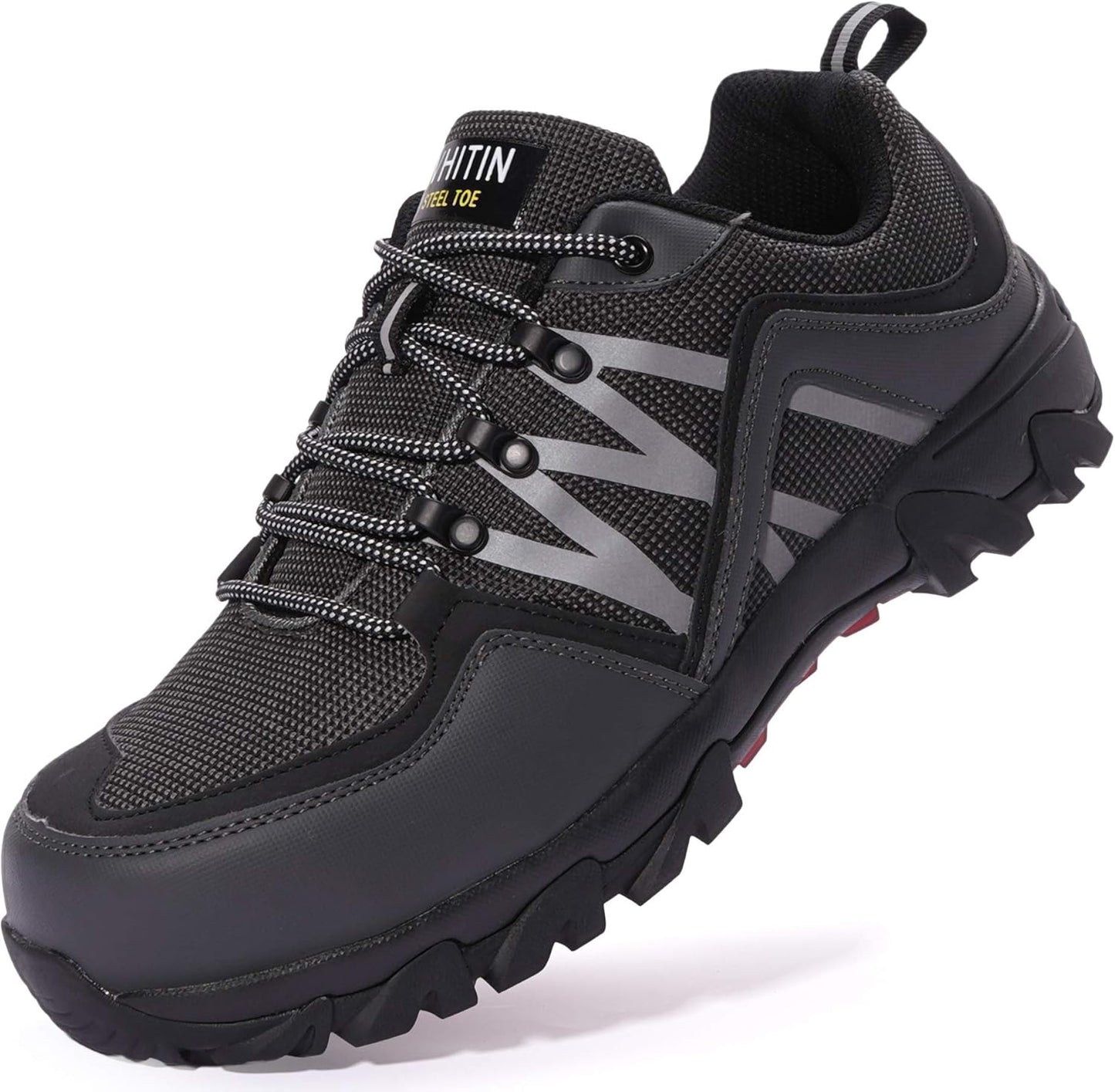 WHITIN Men's Steel Toe Slip Resistant Safety Work Shoes Review