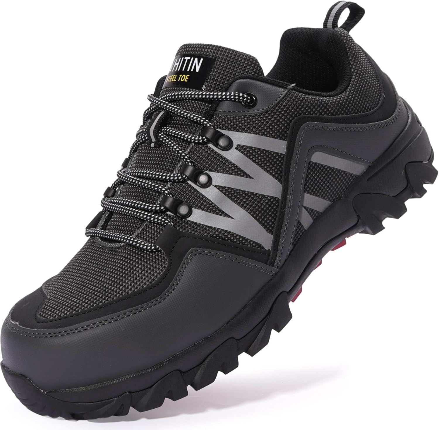 WHITIN Men's Steel Toe Slip Resistant Safety Work Shoes Review