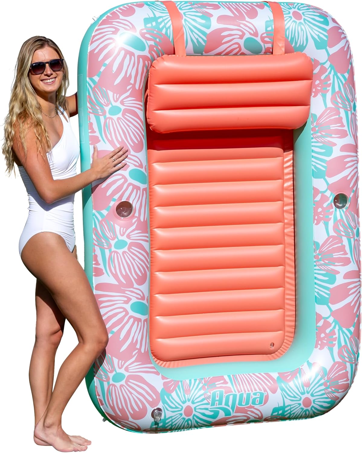 Aqua Inflatable Tanning Pool Lounger for Ultimate Relaxation
