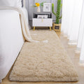 Chicrug Soft Runner Rugs 3x8 ft Plush Fluffy Camel Runner - Cozy
