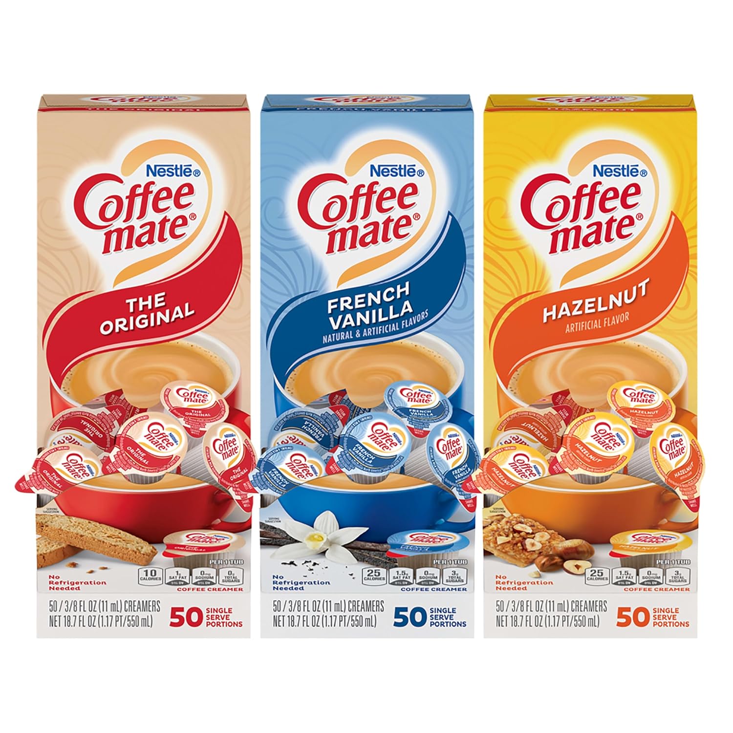 Nestle Coffee mate Creamer Variety Pack - Portable Non-Dairy Bliss!