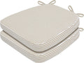 D-Shaped Chair Cushions 2 in Thick Dining Chair Pads - Ergonomic