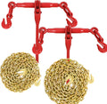 1/4ft - 5/16ft Ratchet Chain Binder 2600LBS with 12ft Chain - Heavy