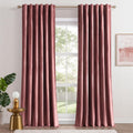 Blackout Velvet Curtains - Room Darkening, Thermal Insulated, 84 - 2 Panels