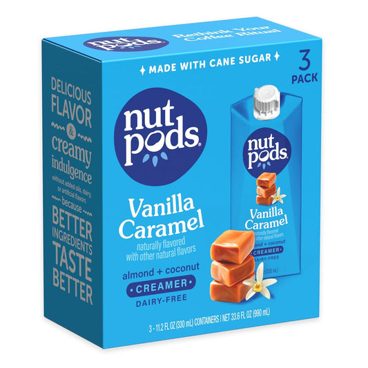 Nutpods Vanilla Caramel Non-Dairy Creamer Trio