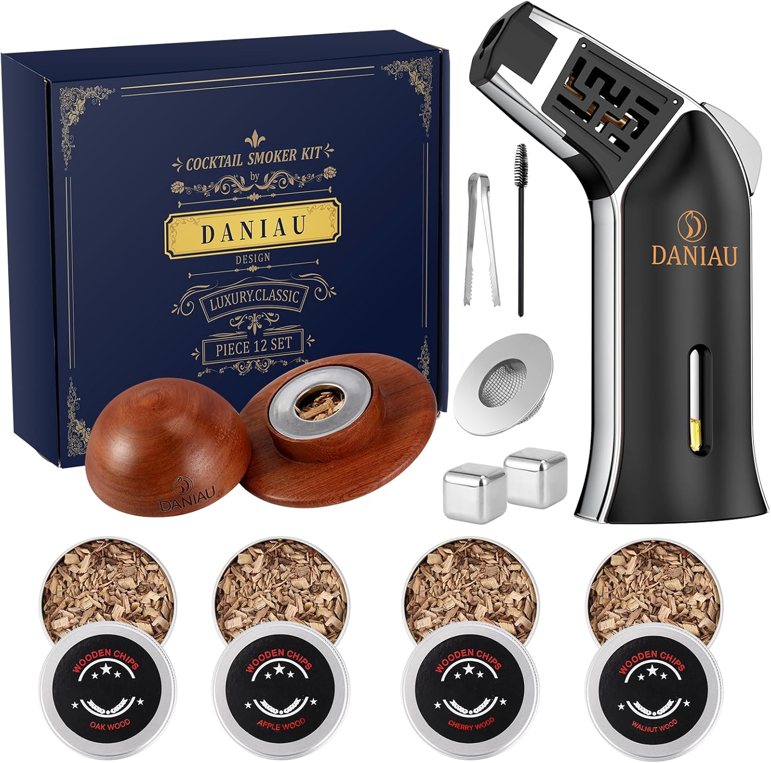 DANIAU Cocktail Smoker Kit - Flavorful Whiskey Infusions!