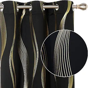 Deconovo Thermal Insulated Blackout Curtains for Living Room