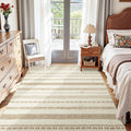 Boho 4x6 Area Rug - Machine Washable Moroccan Throw Rug
