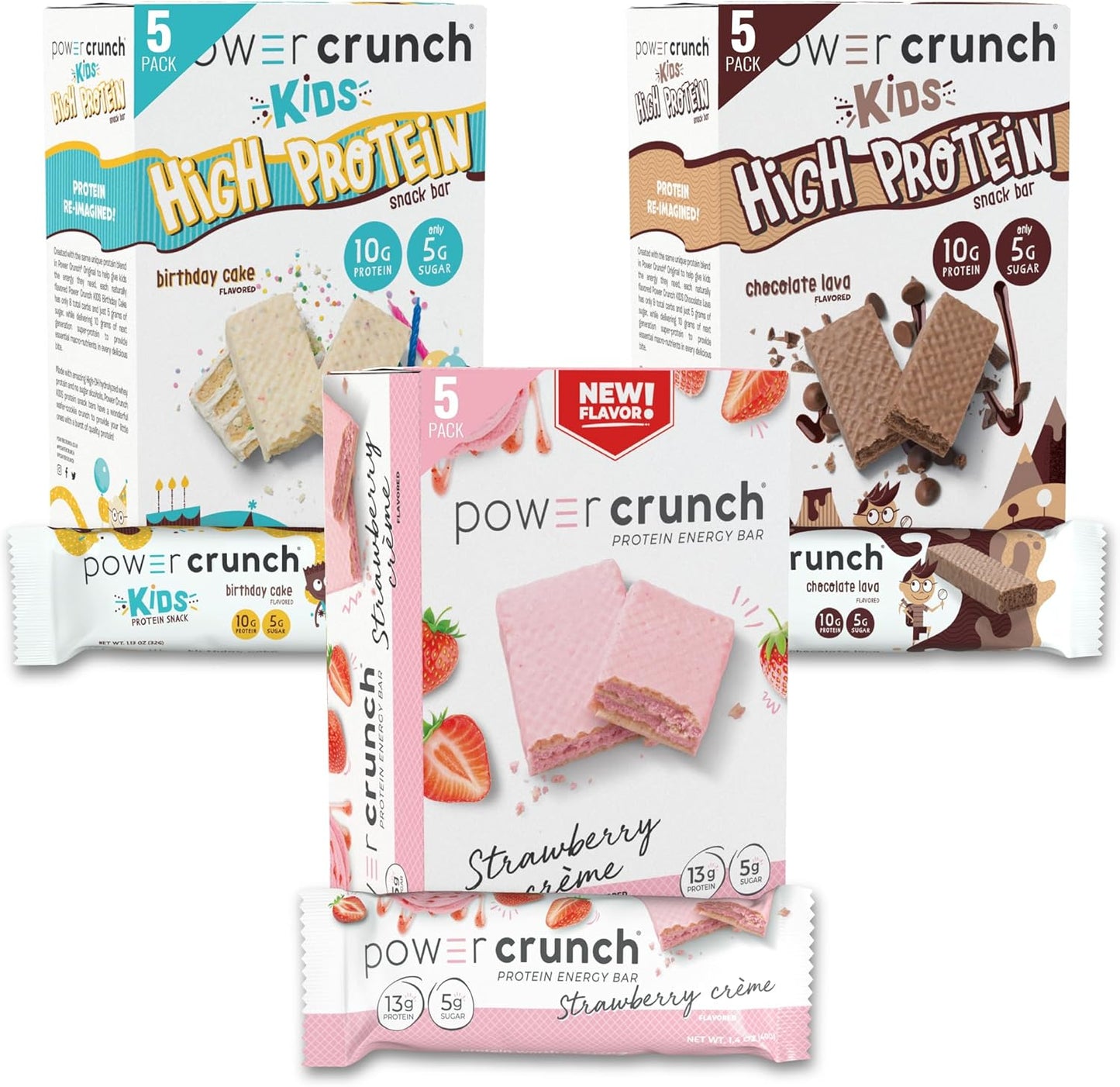 Protein-packed Variety Pack: Power Crunch Bars