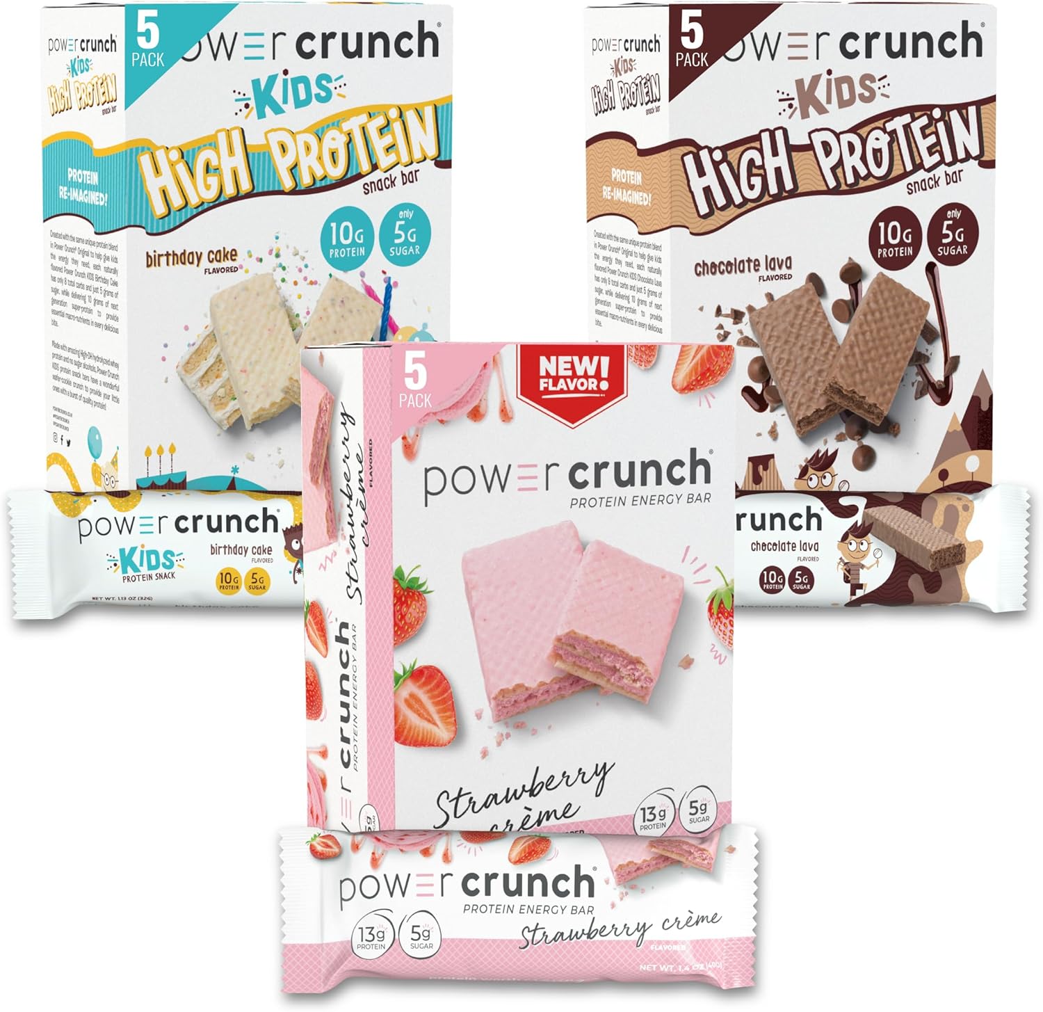 Protein-packed Variety Pack: Power Crunch Bars