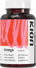 Kion Omega 3 Fish Oil Softgels - Burpless Mini Capsules