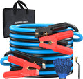 0 Gauge 25 Feet Jumper Cables Heavy Duty - Long Reach Booster Kit